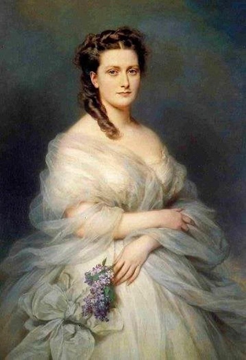 Герцогиня Анна де Мучи (1841-1924), урожденная Принцесса Мурат. (1862 год). Автор: Франц Ксавер Винтерхальтер. Герцогиня Анна де Мучи (1841-1924), урожденная Принцесса Мурат. (1862 год). Автор: Франц Ксавер Винтерхальтер.