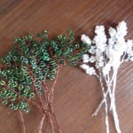 Белая акация из бисера своими руками