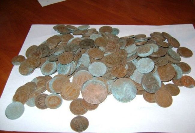 клад, монеты, находка