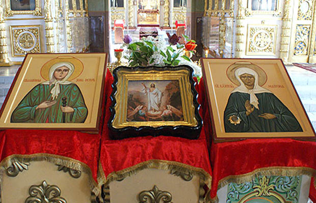 Где находится икона матроны в спб Где находится икона матроны в спб
