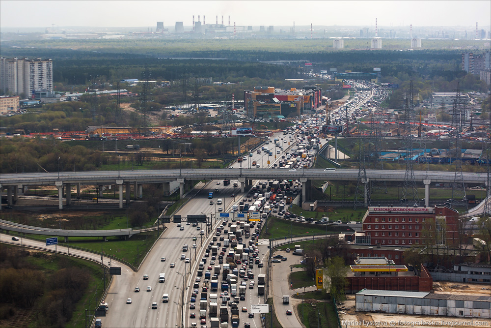 Пробки на МКАД 29.04.2015