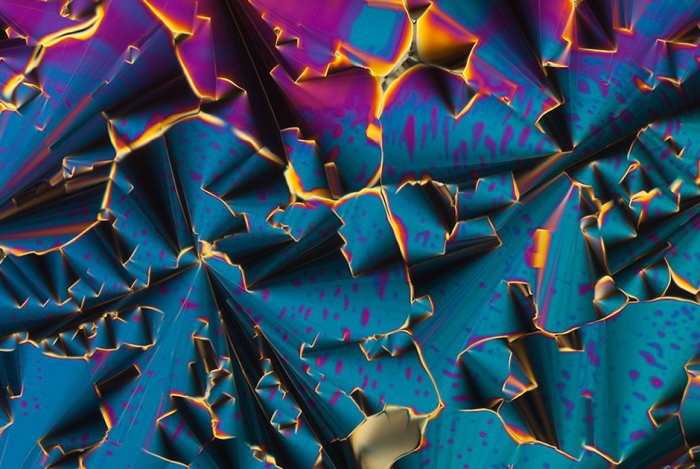 11. ДНК в жидкокристаллической форме Линден Гледхилл, микроскоп, фото