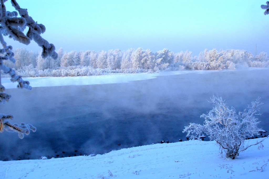 Зима. Сибирь. Красноярск. Зимняя Русь. Великолепные фото!