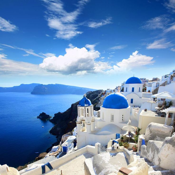 Santorini Island in Greece. This is the main town called 