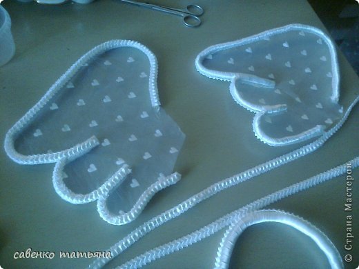 Мастер-класс Поделка изделие Моделирование конструирование МК лебедя Клей Проволока Сутаж тесьма шнур фото 8