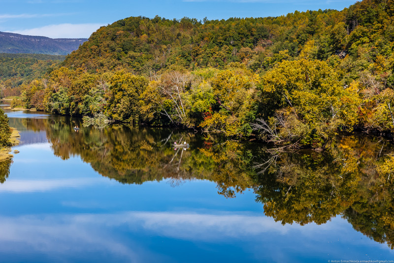 Рыбаки: Рыбаки: Blue Ridge Parkway, авто, автопутешествие, америка, дороги, сша