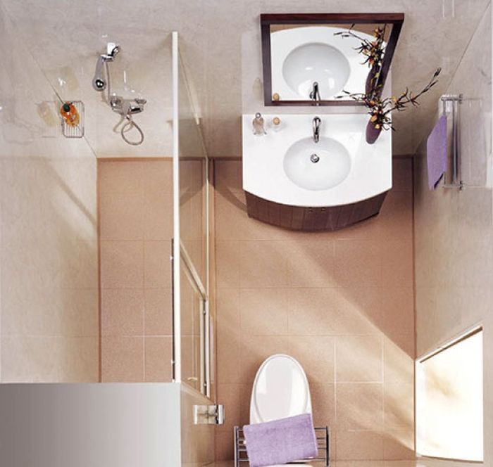 Отказавшись от ванны, вы можете сэкономить место в пользу просторной душевой ванна, идея