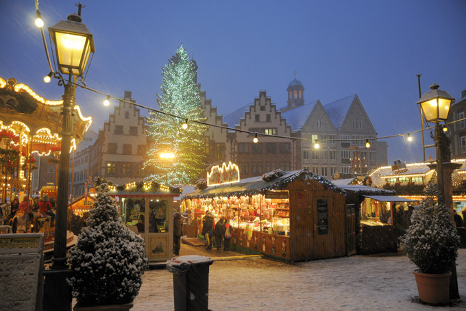 Рождественская ярмарка во Франкфурте, Германия