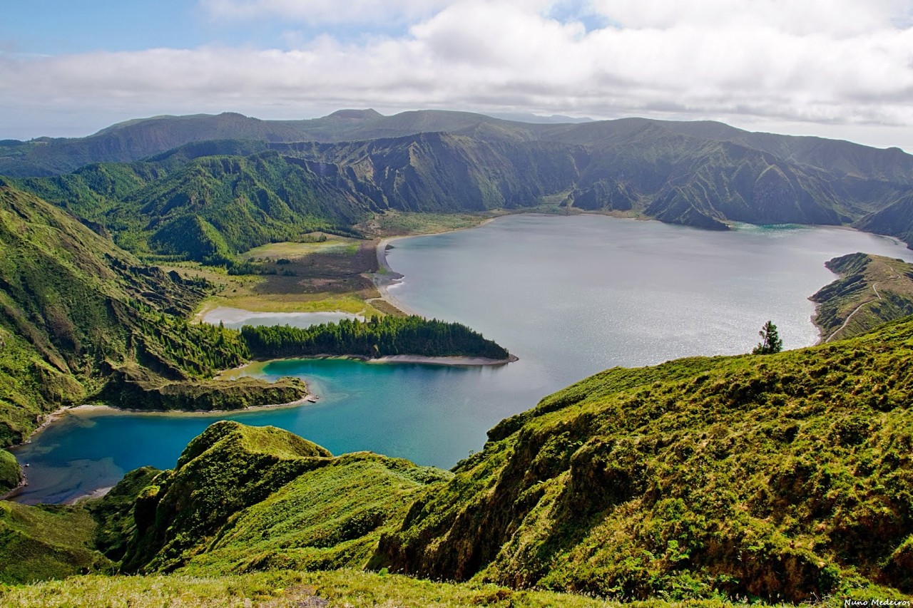 Lagoa do Fogo красота, озера, природа