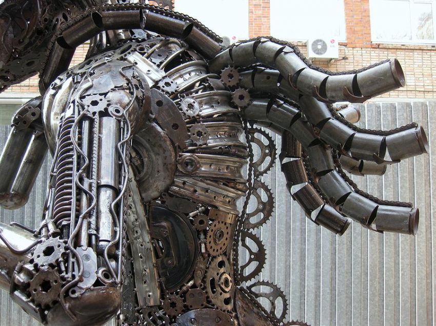 скульптуры, чужой, хищник, Россия