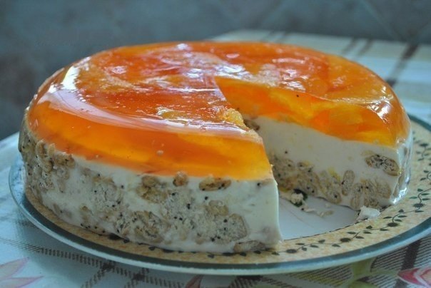 Апельсиновый тортик без выпечки — просто, вкусно и красиво! Апельсиновый тортик без выпечки — просто, вкусно и красиво!