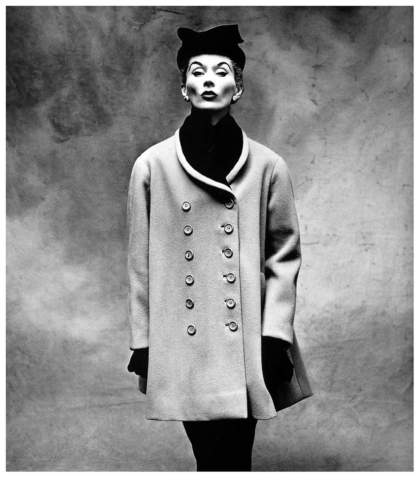 Lisa Fonssagrives in the ‘Little Great Coat’ by Balenciaga, Vogue, Sept. 1, 1950 Photo Irving Penn.jpg Lisa Fonssagrives in the ‘Little Great Coat’ by Balenciaga, Vogue, Sept. 1, 1950 Photo Irving Penn.jpg