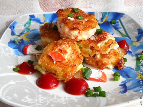 Рецепт крабовых палочек в кляре с сыром с пошагово в Рецепт крабовых палочек в кляре с сыром с пошагово в