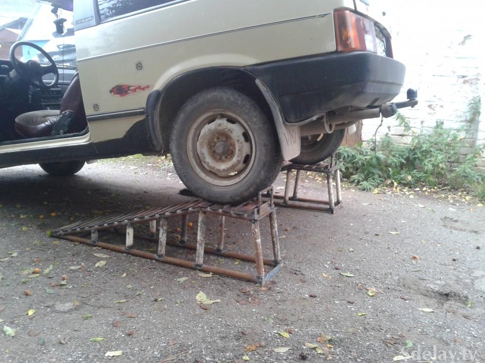 Чертежи мини эстакады для ремонта автомобиля