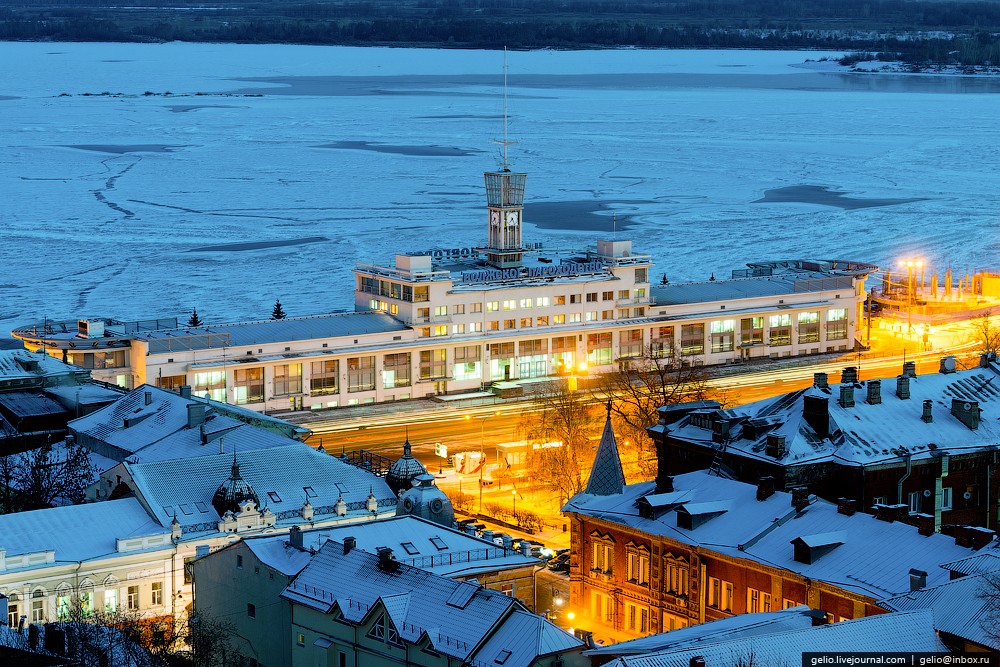 Сказочный зимний Нижний Новгород