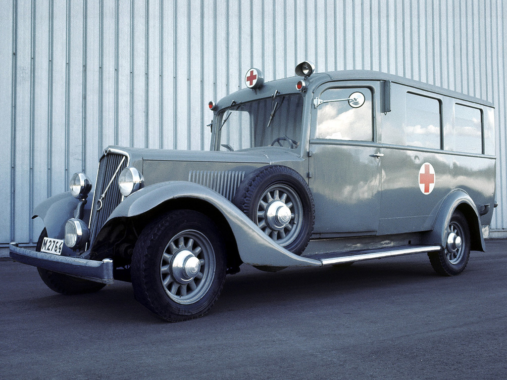 4. Volvo PV650 Ambulance Emergency Police '1934 катафалк, скорая, универсал