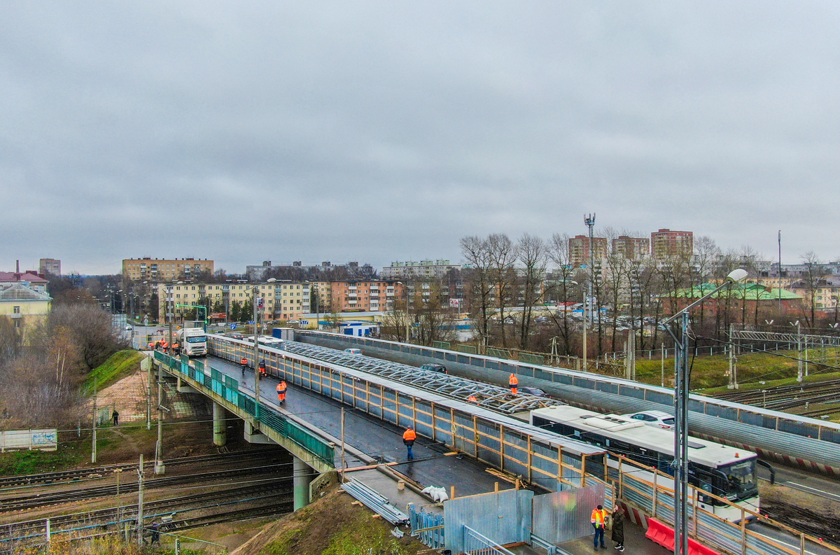 Ремонт моста через Октябрьскую ж/д в Клину завершается. Еще два обновят в 2020 году