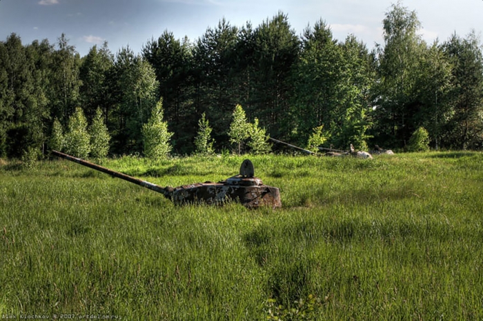 Танки захваченные природой