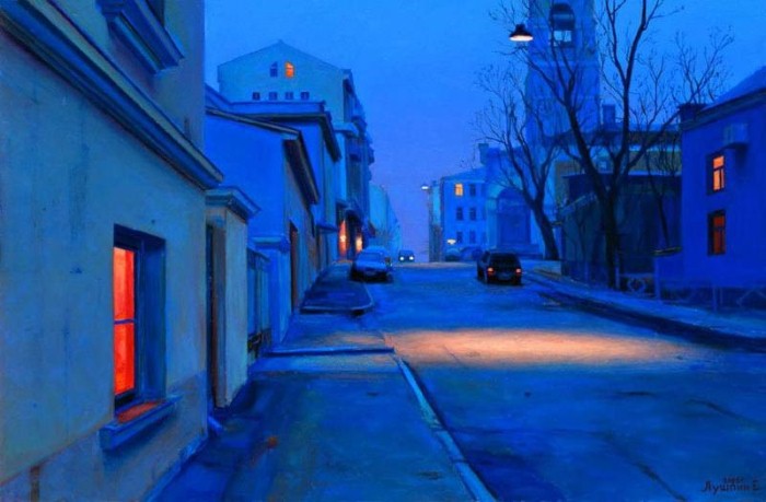 Городской пейзаж. Евгений Лушпин