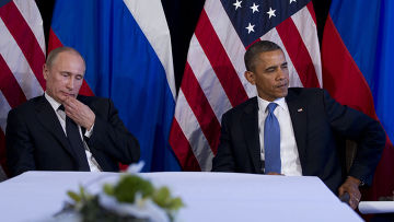 Владимир Путин и Барак Обама на саммите G20 в Мексике