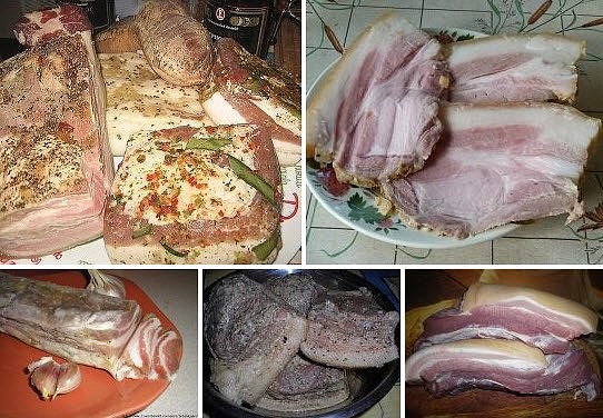Маринование сало в домашних условиях