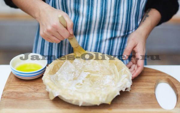 Пирог с картофелем и брокколи