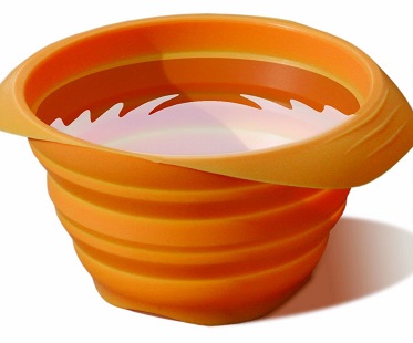 Collapsible-Travel-Pet-Bowl-orange