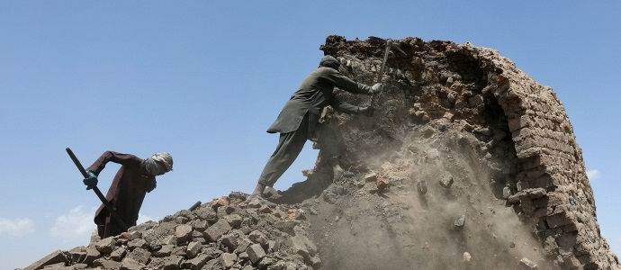 В Афганистане откопали древние статуи Будды