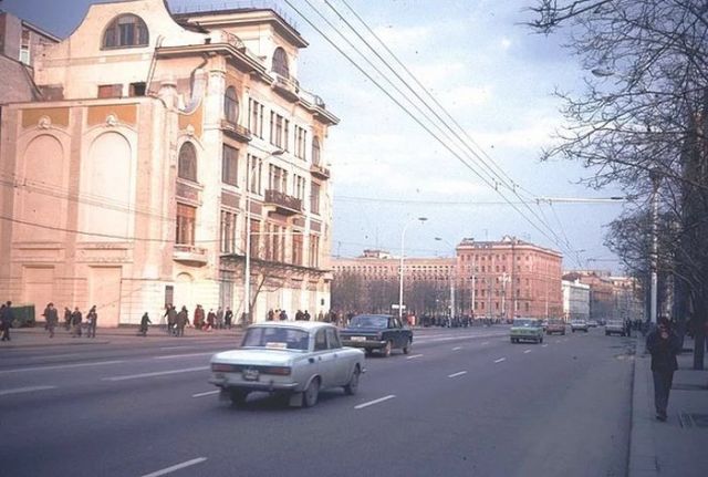 Москва в преддверии 1 мая 1982 года. Москва в преддверии 1 мая 1982 года.