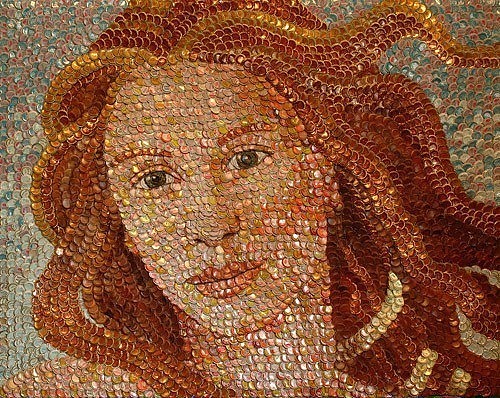 Картины из металлических пробок от пива. Даже не верится! Картины из металлических пробок от пива. Даже не верится!