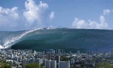 Ученые: гигантская 20-метровая волна уничтожит 130 миллионов человек