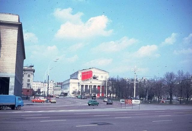 Москва в преддверии 1 мая 1982 года. Москва в преддверии 1 мая 1982 года.