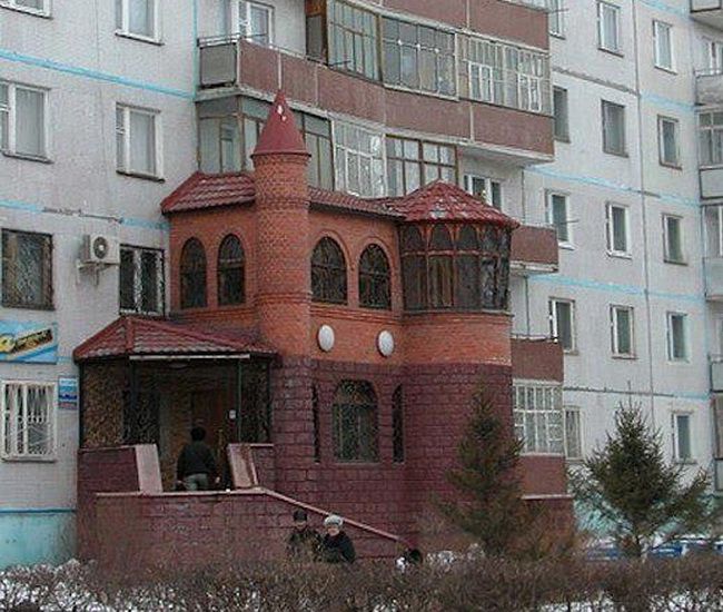 Удивительный самострой Удивительный самострой маразм, стройка, самострой
