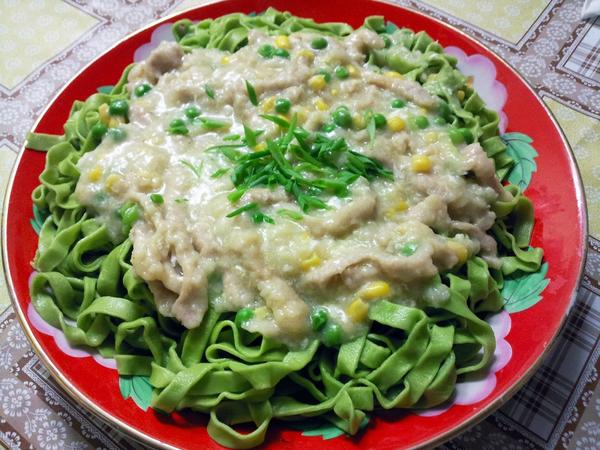 Блюдо с зеленым луком, фото сайта cookownfood.blogspot.com