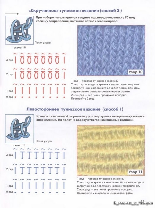 Книга: Тунисское вязание. Техника, узоры, модели. Т.П. Абизяева.