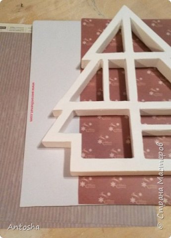 Елочка в стиле shadow-box