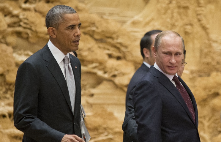 Президент США Барак Обама и президент РФ Владимир Путин