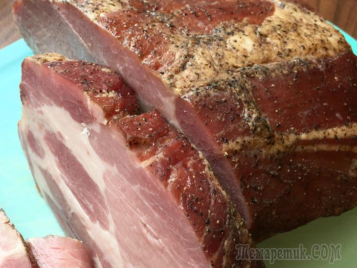 "Копченая" свинина или запеченое при низкой температуре мясо