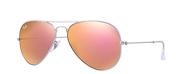 Солнцезащитные очки Aviator Flash Lenses в Copper Flash от Ray-Ban