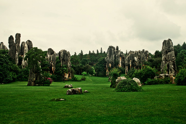 Каменный лес в провинции Юньнань