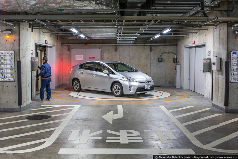 Особенности парковки в Японии авто, парковка, япония