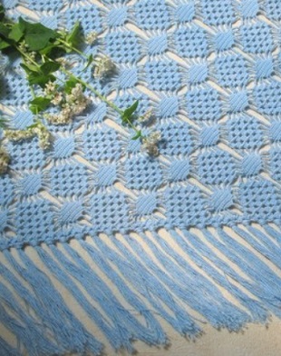 Узоры для шали крючком