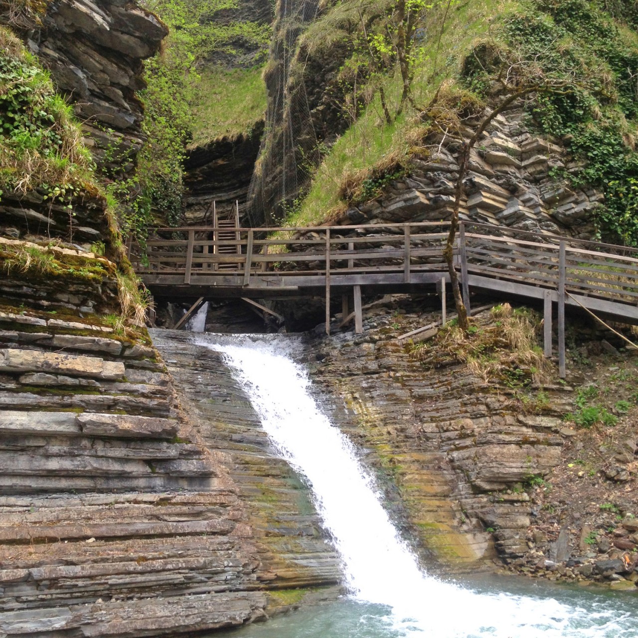 Путь к водопадам Псыдах и Шапсуг водопад, путешевствия, сочи