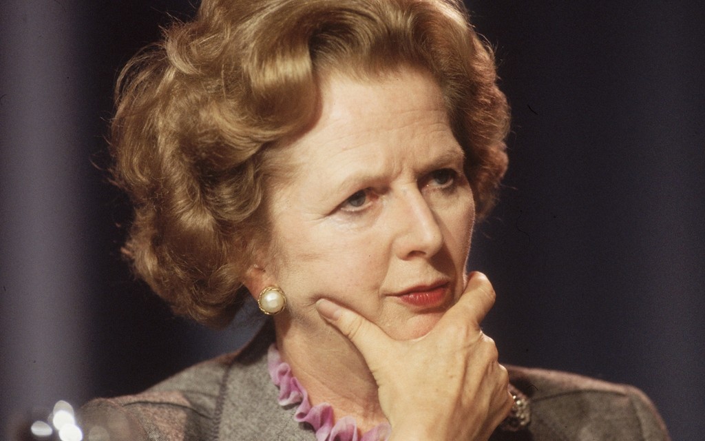Margaret Thatcher in 1985 at the Conservative Party Conference in Blackpool.jpg