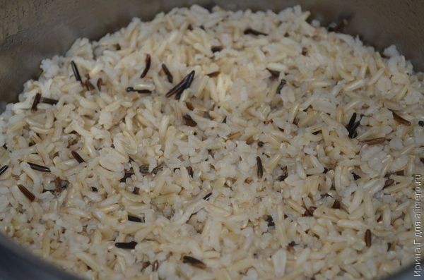 бурый и дикий рис рецепт