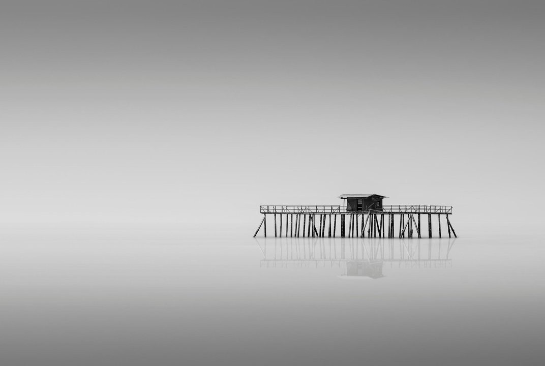  Дом для рыбаков кадр, минимализм, фото