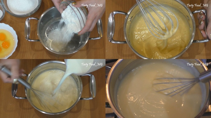 Классический торт "Наполеон" торт, торт наполеон, заварной крем, марьяна вкусная еда, видео рецепт, рецепт, видео, длиннопост, кулинария
