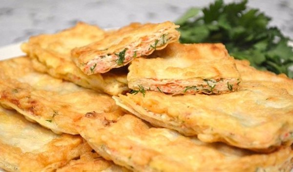 гренки по-восточному из лаваша