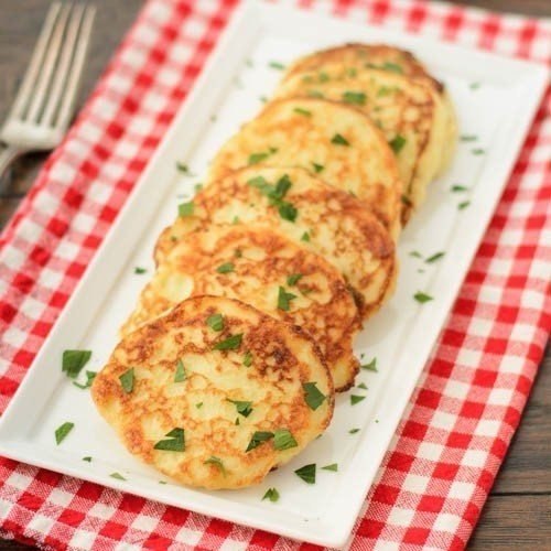 Картофельные блины из пюре