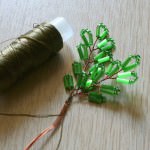 Мастер-класс по плетению желтой акации из бисера